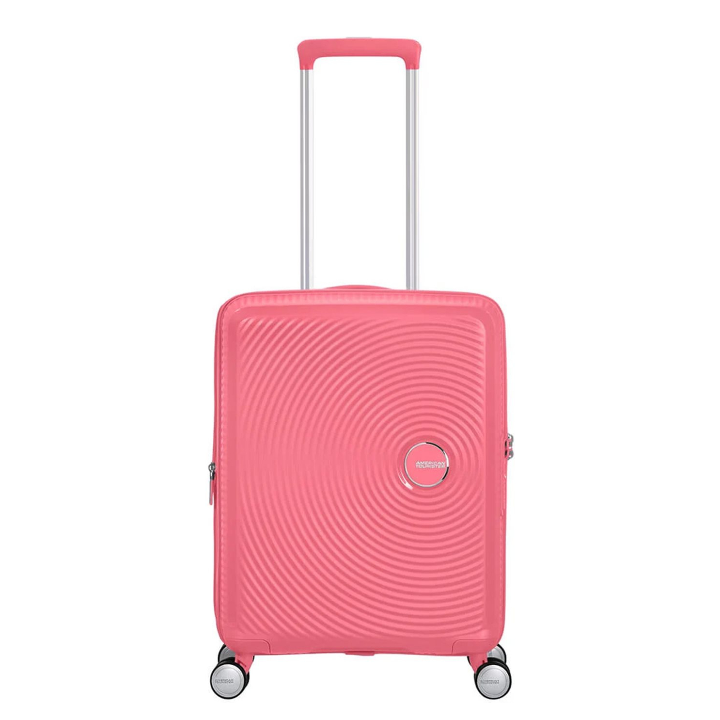 American Tourister Soundbox Spinner 55 Expandable sun kissed coral