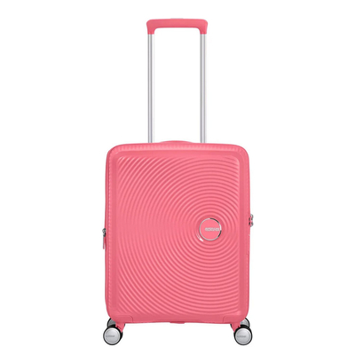American Tourister Soundbox Spinner 55 Expandable sun kissed coral