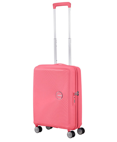 American Tourister Soundbox Spinner 55 Expandable sun kissed coral
