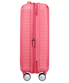 American Tourister Soundbox Spinner 55 Expandable sun kissed coral