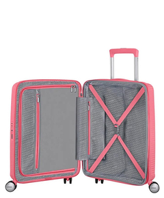 American Tourister Soundbox Spinner 55 Expandable sun kissed coral
