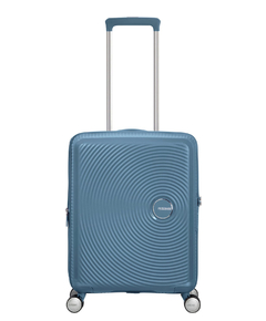 American Tourister Soundbox Spinner 55 Expandable stone blue