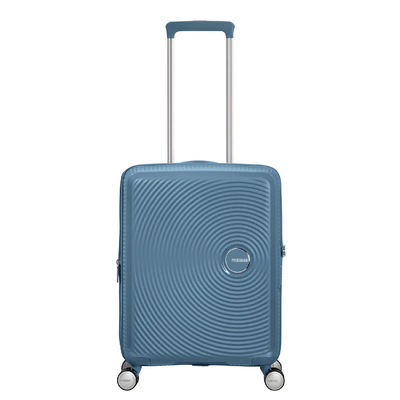 American Tourister Soundbox Spinner 55 Expandable stone blue