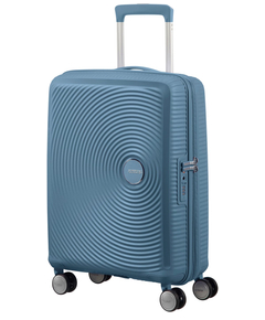 American Tourister Soundbox Spinner 55 Expandable stone blue