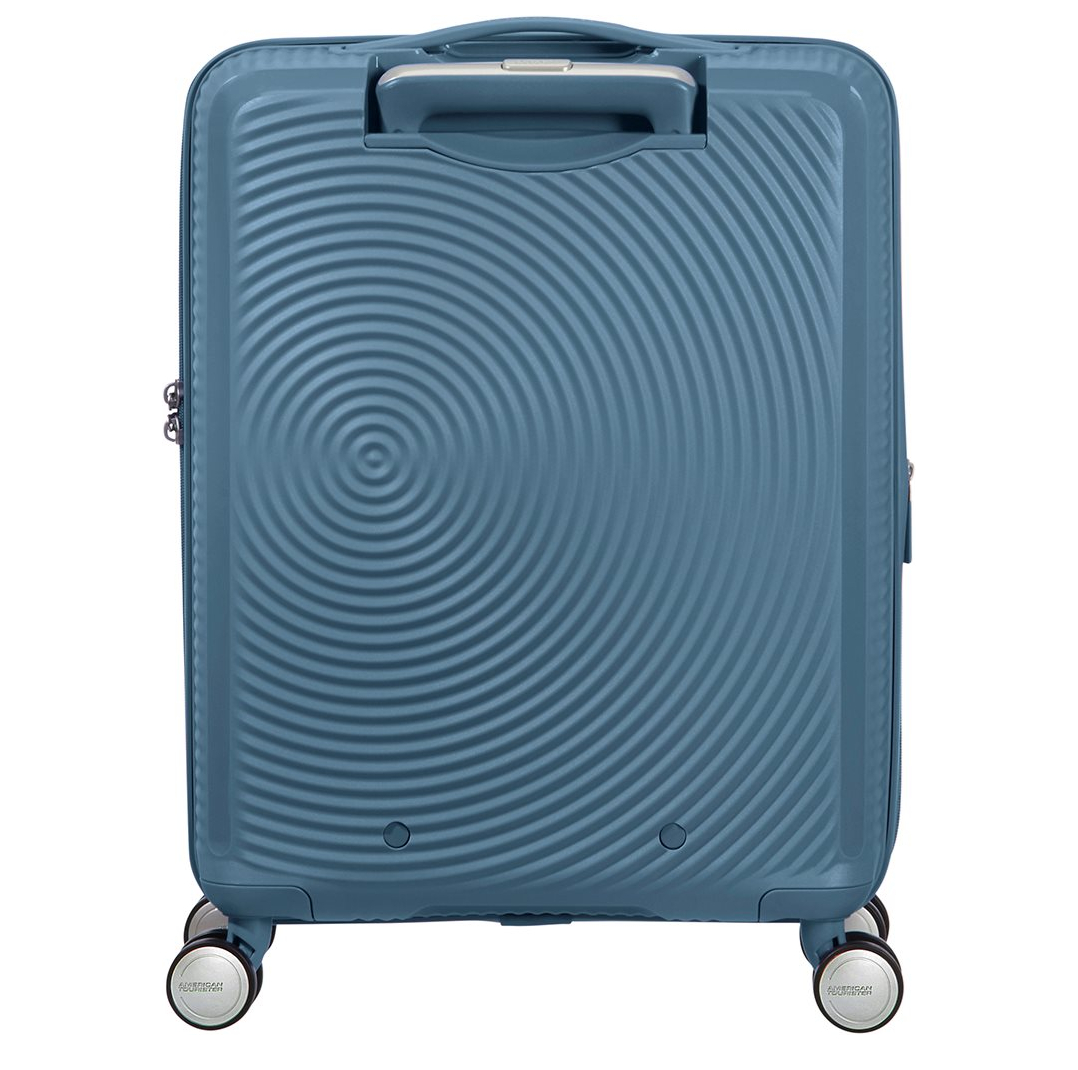 American Tourister Soundbox Spinner 55 Expandable stone blue