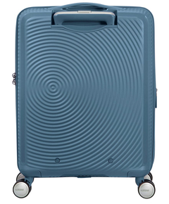 American Tourister Soundbox Spinner 55 Expandable stone blue