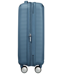 American Tourister Soundbox Spinner 55 Expandable stone blue