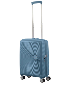 American Tourister Soundbox Spinner 55 Expandable stone blue