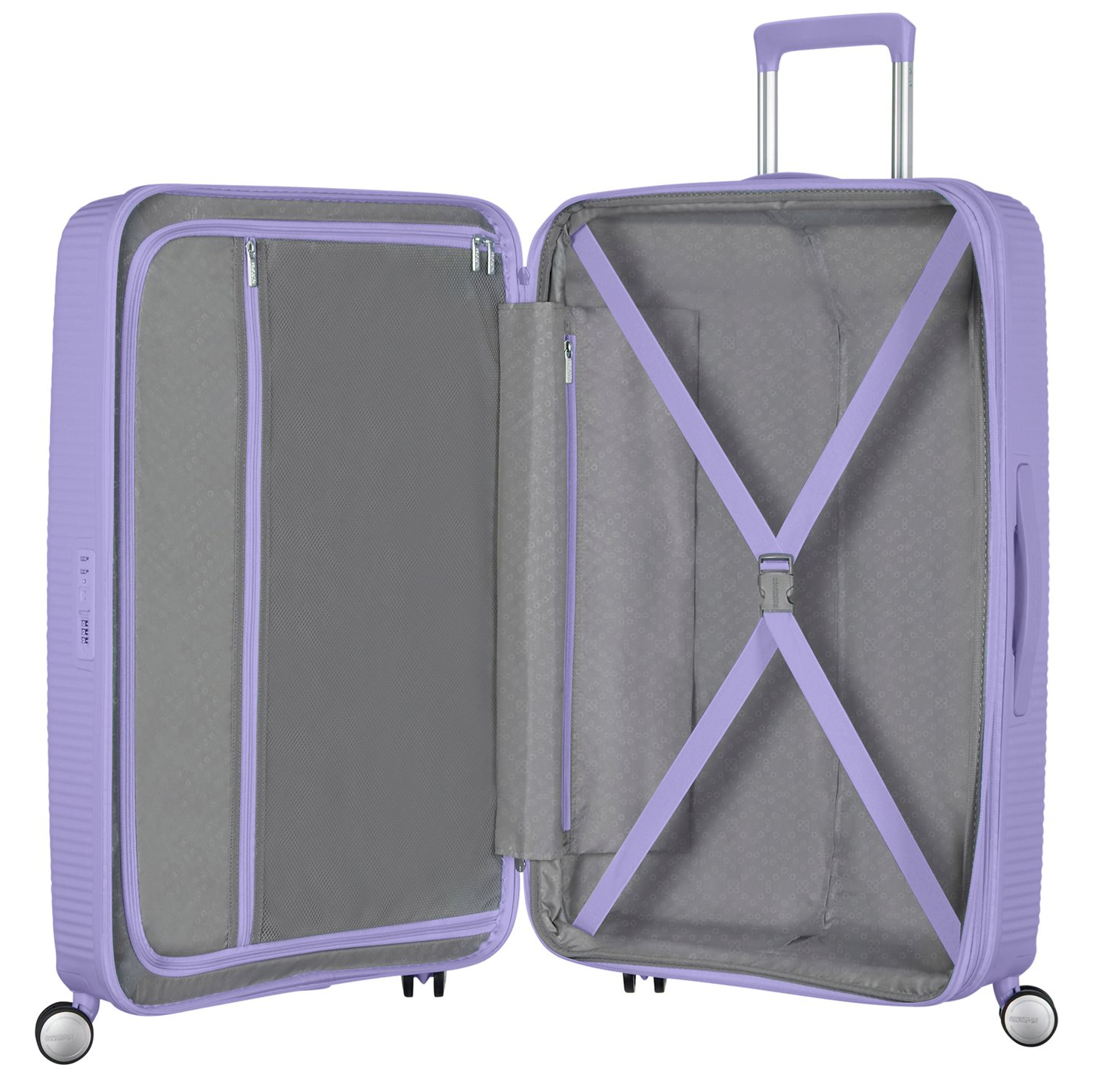 American Tourister Soundbox Spinner 67 Expandable lavender