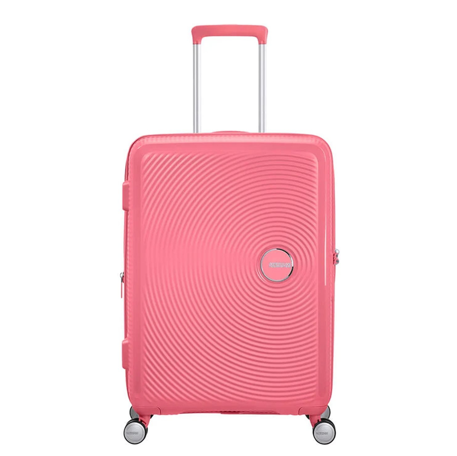 American Tourister Soundbox Spinner 67 Expandable sun kissed coral