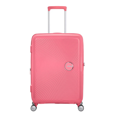 American Tourister Soundbox Spinner 67 Expandable sun kissed coral