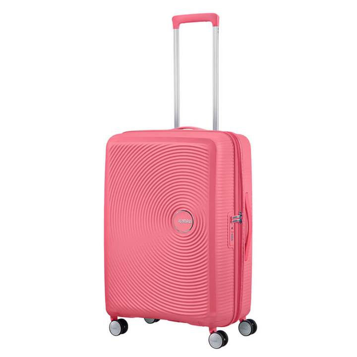 American Tourister Soundbox Spinner 67 Expandable sun kissed coral