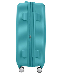 American Tourister Soundbox Spinner 67 Expandable turquoise tonic