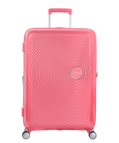 American Tourister Soundbox Spinner 77 Expandable sun kissed coral