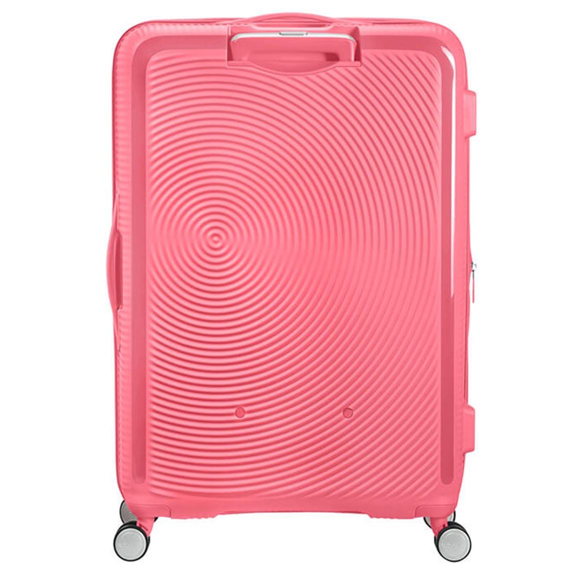 American Tourister Soundbox Spinner 77 Expandable sun kissed coral