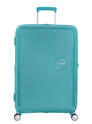 American Tourister Soundbox Spinner 77 Expandable turquoise tonic