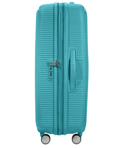American Tourister Soundbox Spinner 77 Expandable turquoise tonic