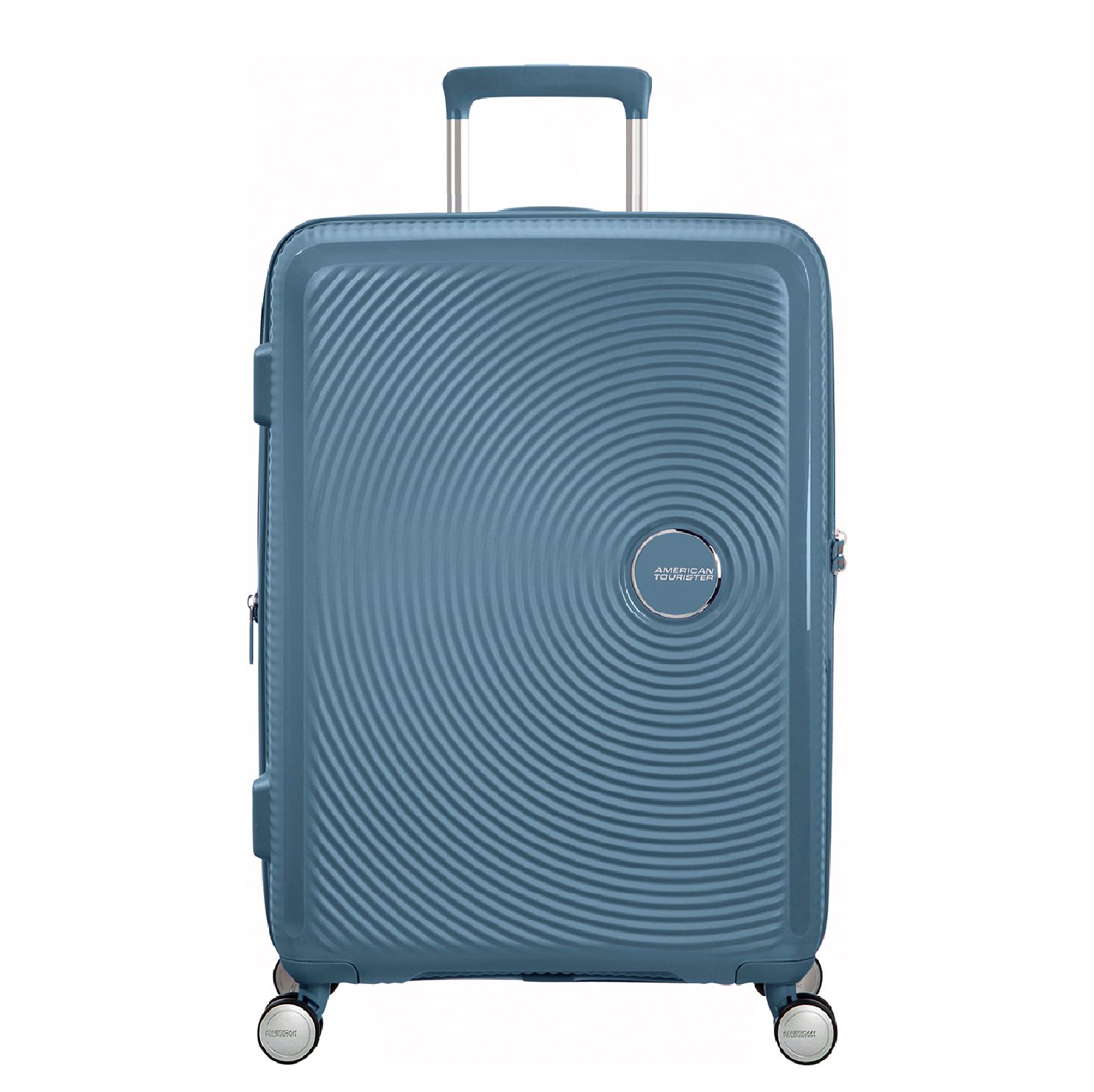 American Tourister Soundbox Spinner 77 Expandable stone blue