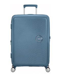 American Tourister Soundbox Spinner 77 Expandable stone blue