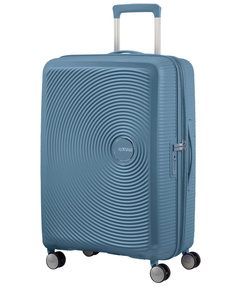 American Tourister Soundbox Spinner 77 Expandable stone blue