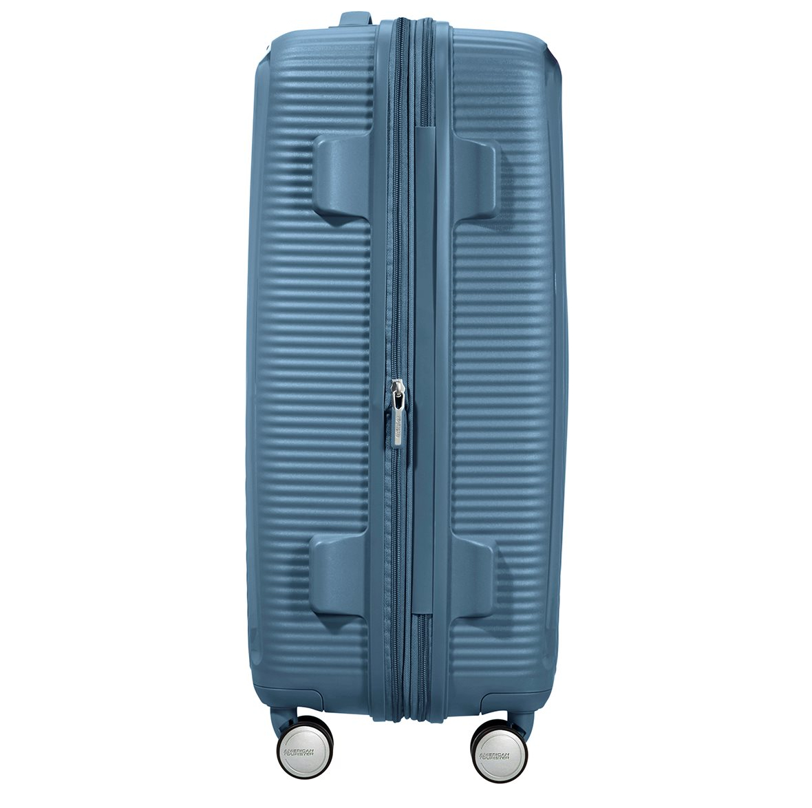 American Tourister Soundbox Spinner 77 Expandable stone blue