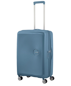 American Tourister Soundbox Spinner 77 Expandable stone blue