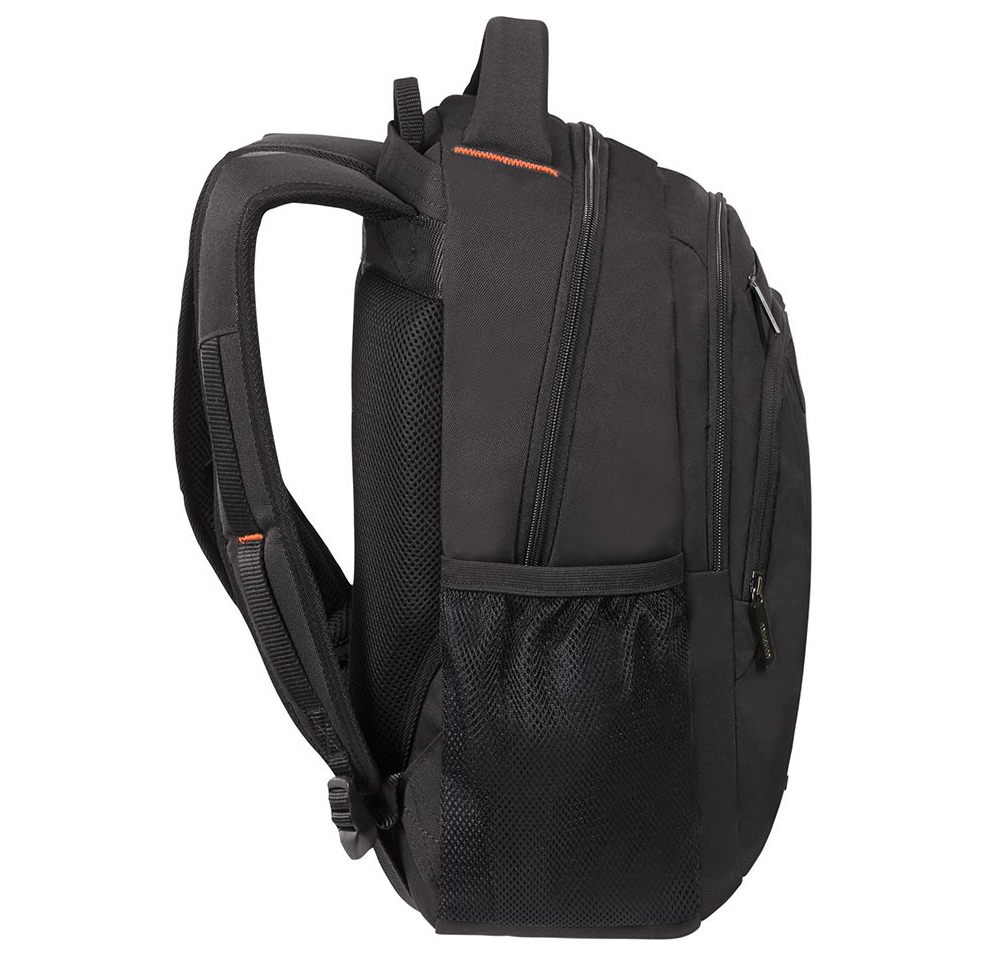 American Tourister At Work Laptop Backpack 13.3"-14.1" black/orange