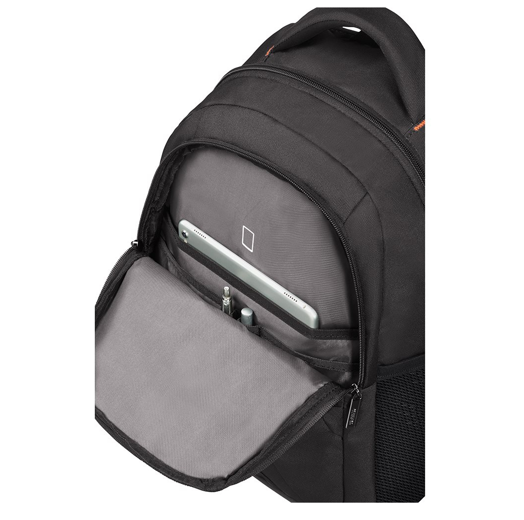 American Tourister At Work Laptop Backpack 15.6" black/orange