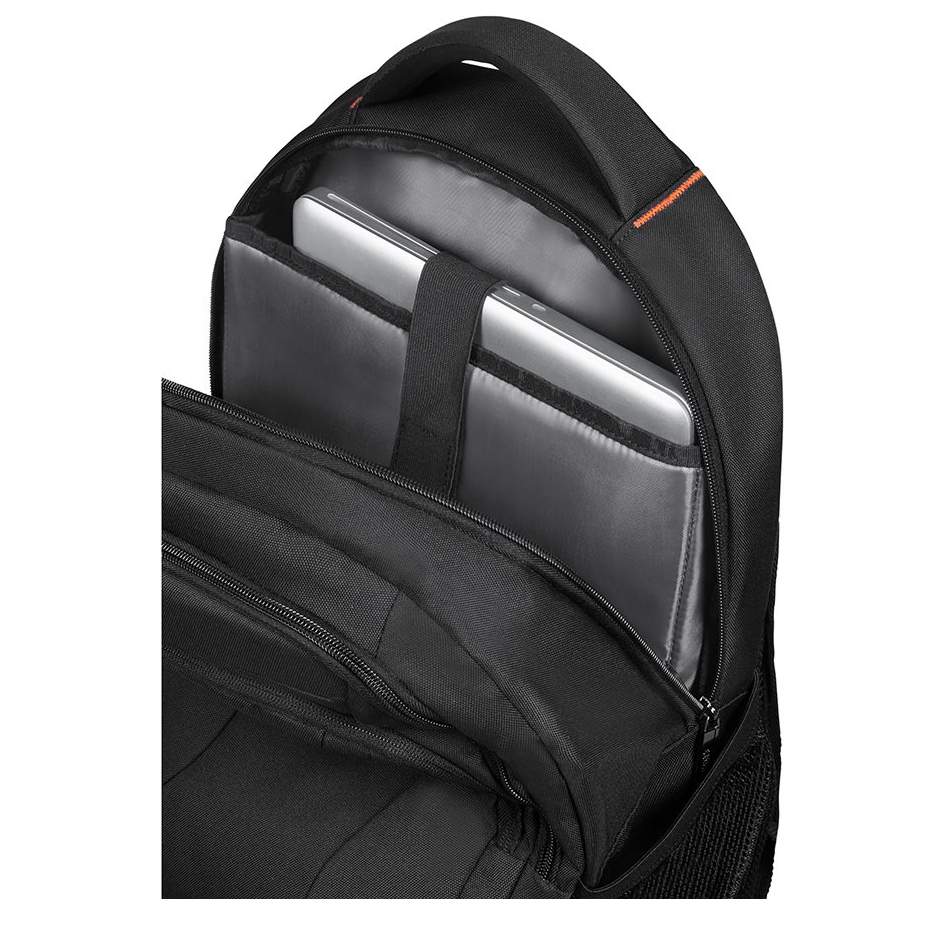 American Tourister At Work Laptop Backpack 15.6" black/orange