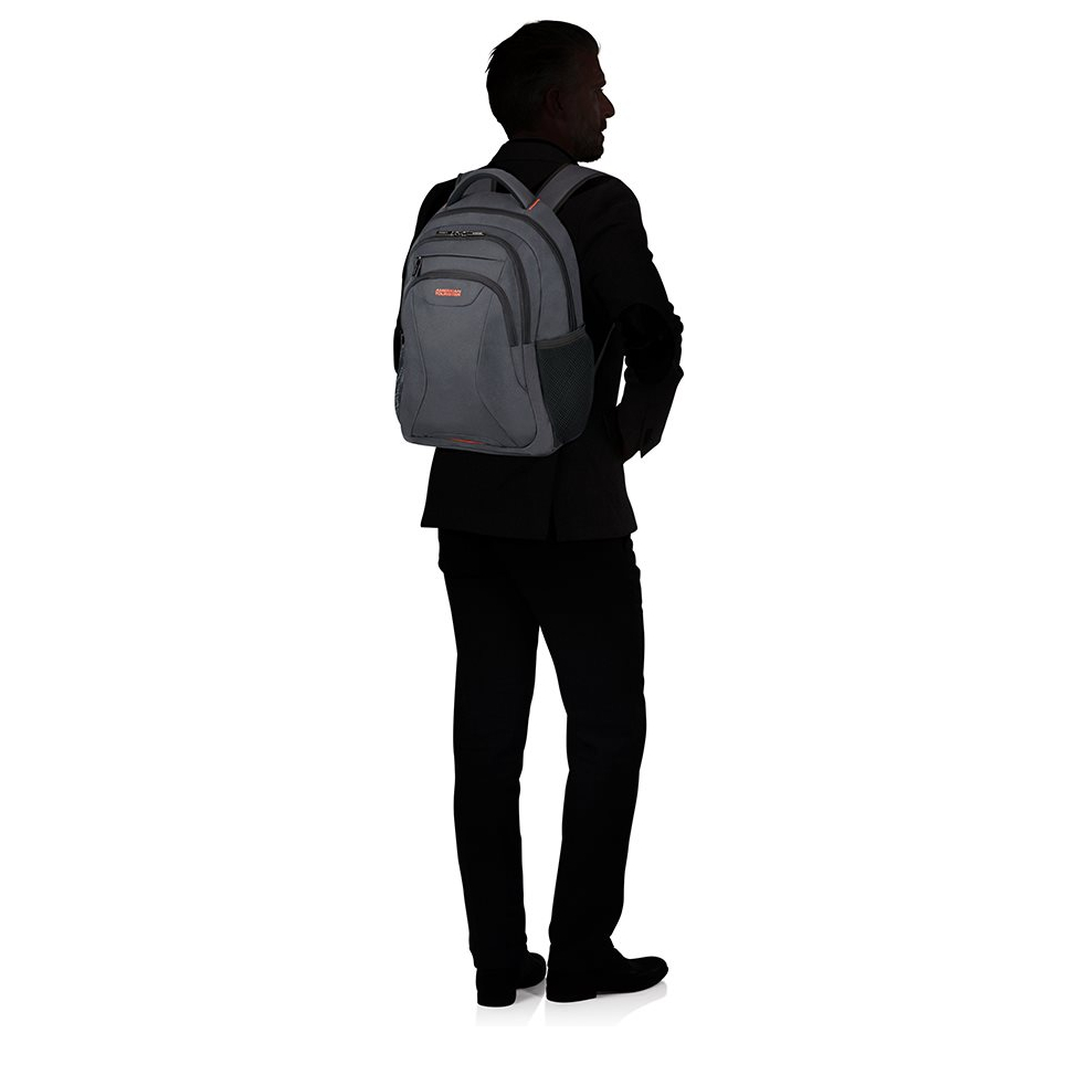 American Tourister At Work Laptop Backpack 15.6" grey/orange