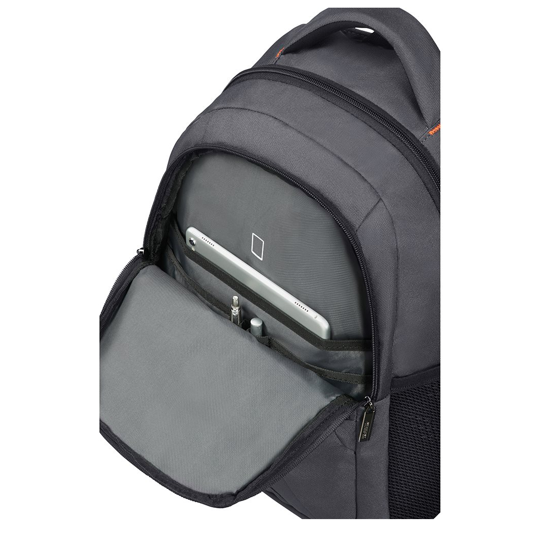 American Tourister At Work Laptop Backpack 15.6" grey/orange