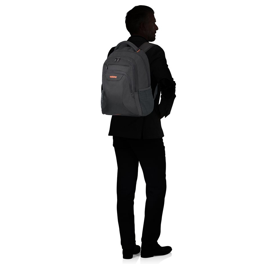 American Tourister At Work Laptop Backpack 17.3" black/orange