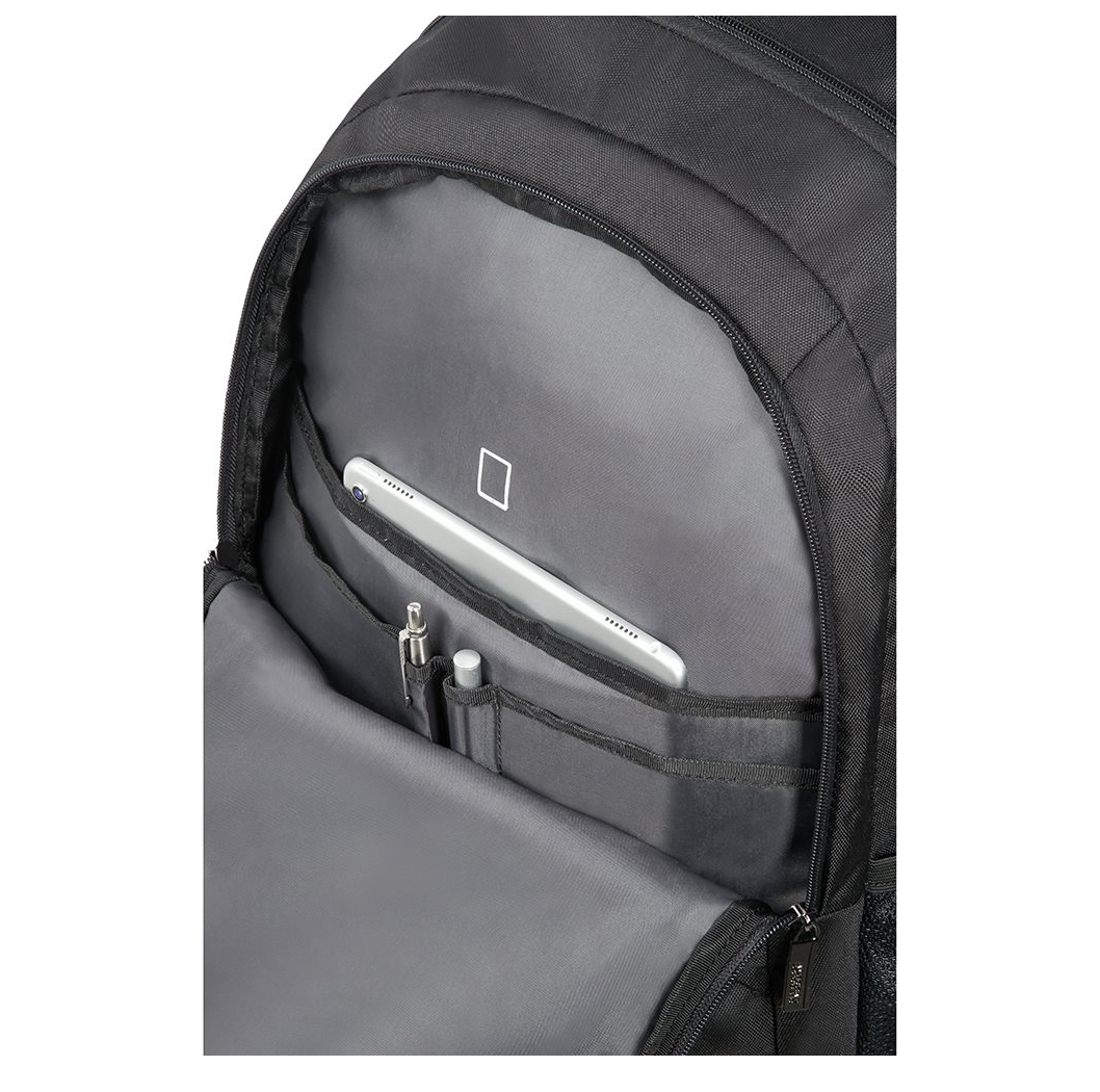 American Tourister At Work Laptop Backpack 17.3" black/orange
