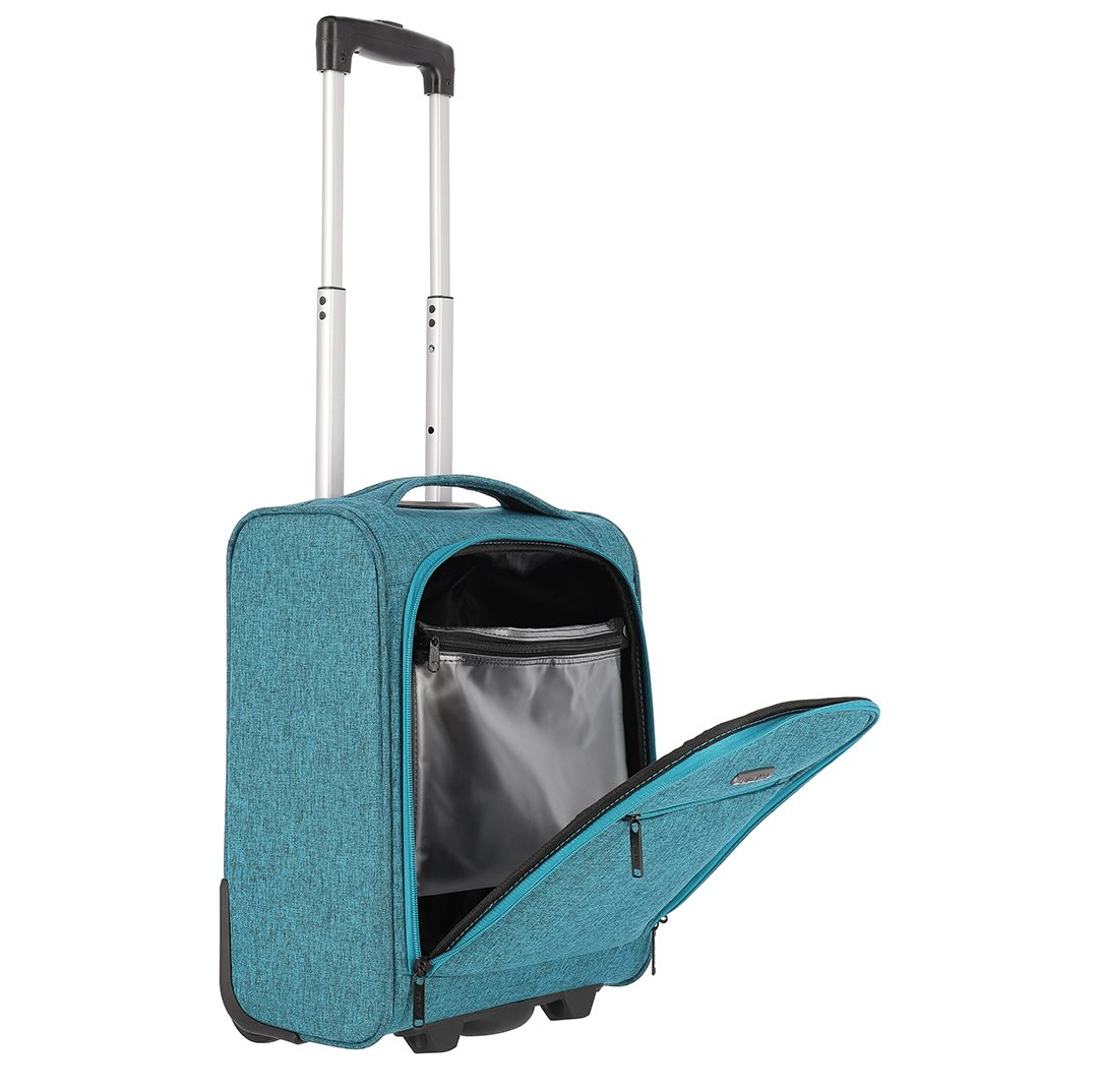 Travelite Cabin 2 Wiel Underseater 43cm petrol