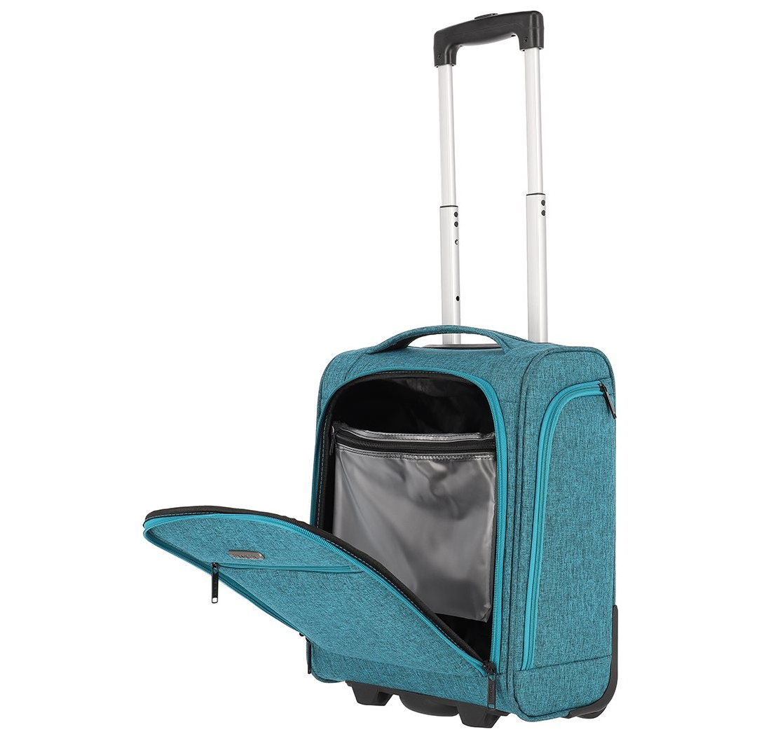 Travelite Cabin 2 Wiel Underseater 43cm petrol