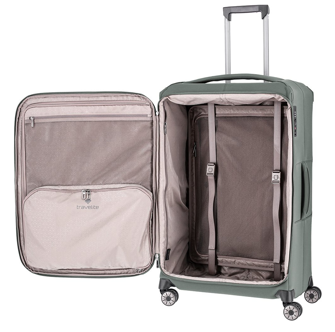 Travelite Priima 4w Trolley L Exp. olive