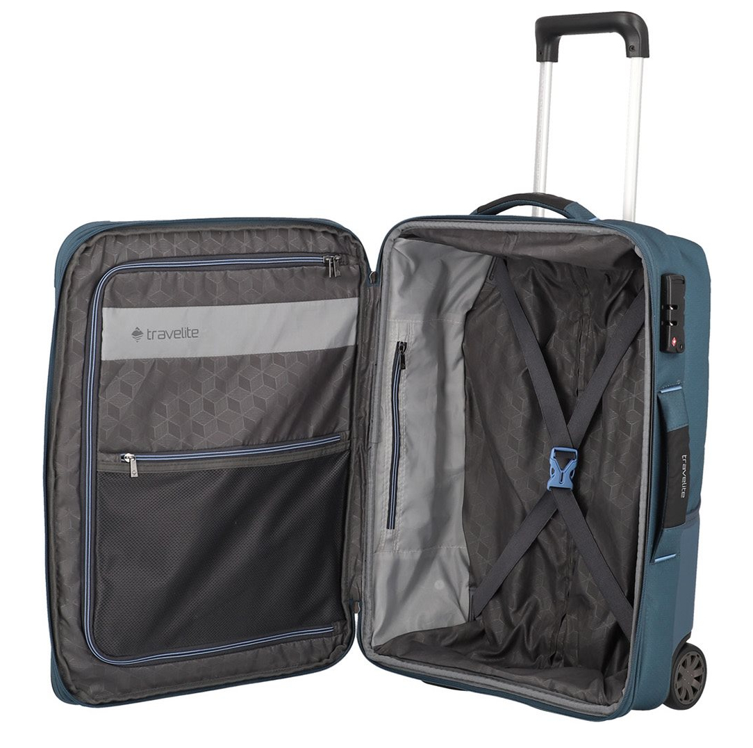 Travelite Skaii 2 Wheel Hybrid Trolley S Expandable blue