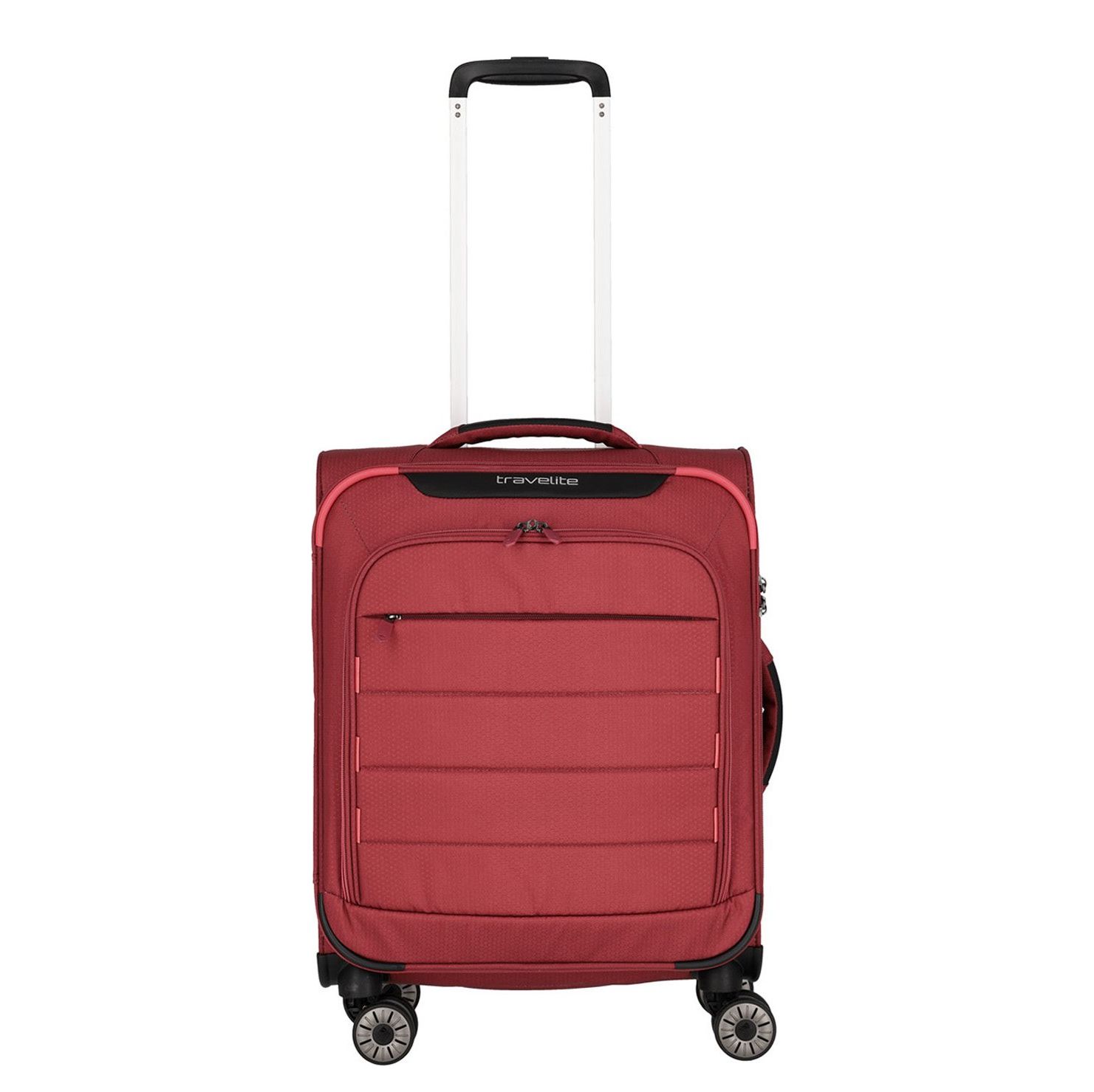 Travelite Skaii 4 Wiel Trolley S Red/Lightred