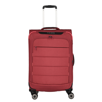 Travelite Skaii 4 Wheel Trolley M Expandable red