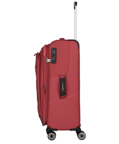 Travelite Skaii 4 Wheel Trolley M Expandable red