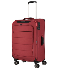 Travelite Skaii 4 Wheel Trolley M Expandable red