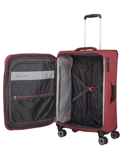 Travelite Skaii 4 Wheel Trolley M Expandable red