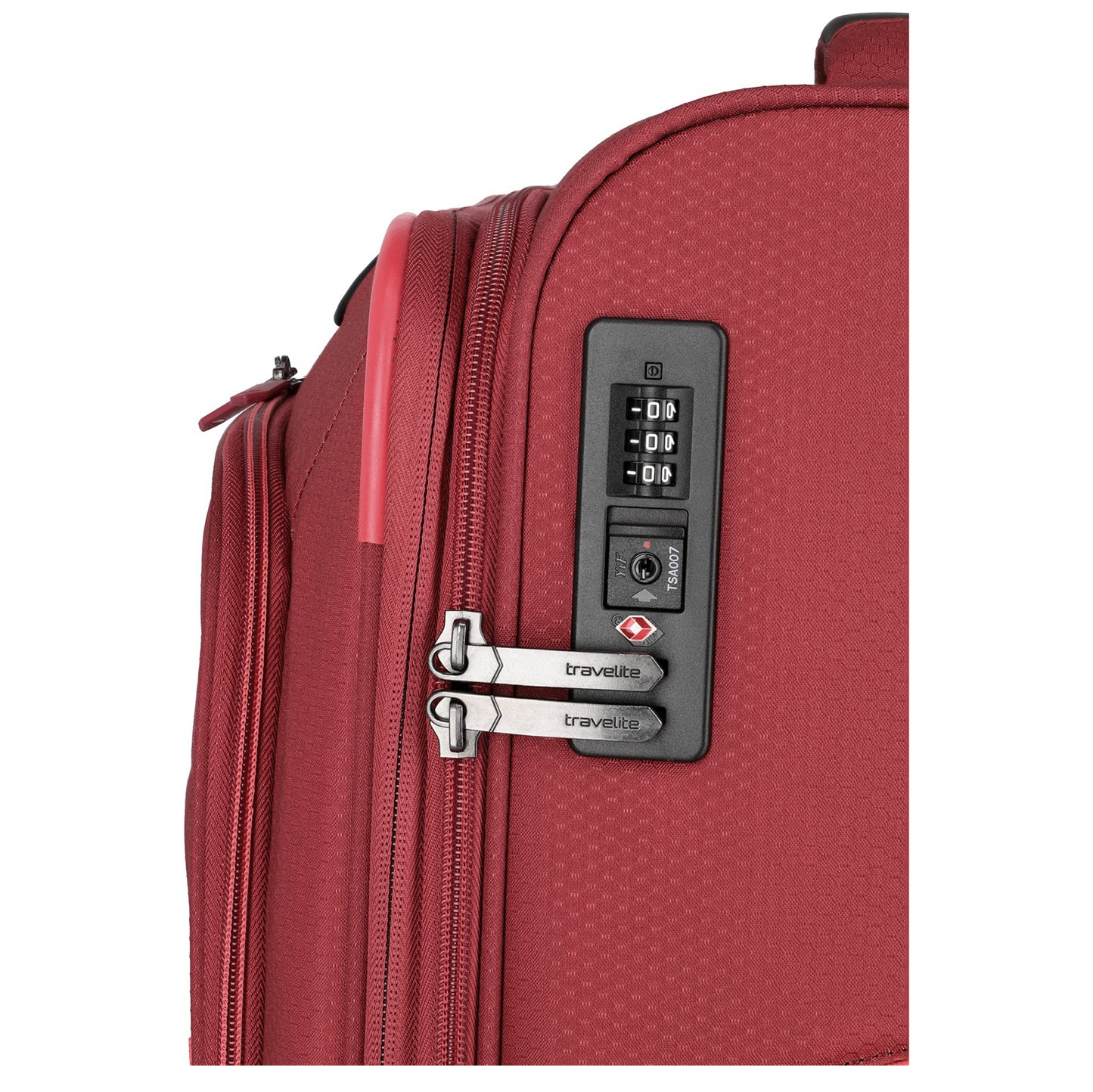 Travelite Skaii 4 Wheel Trolley M Expandable red