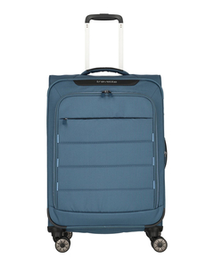 Travelite Skaii 4 Wheel Trolley M Expandable blue
