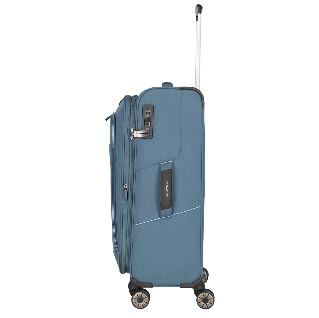 Travelite Skaii 4 Wheel Trolley M Expandable blue