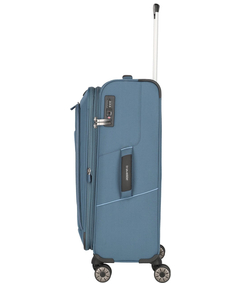 Travelite Skaii 4 Wheel Trolley M Expandable blue