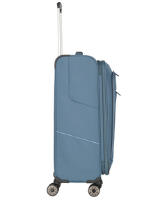 Travelite Skaii 4 Wheel Trolley M Expandable blue
