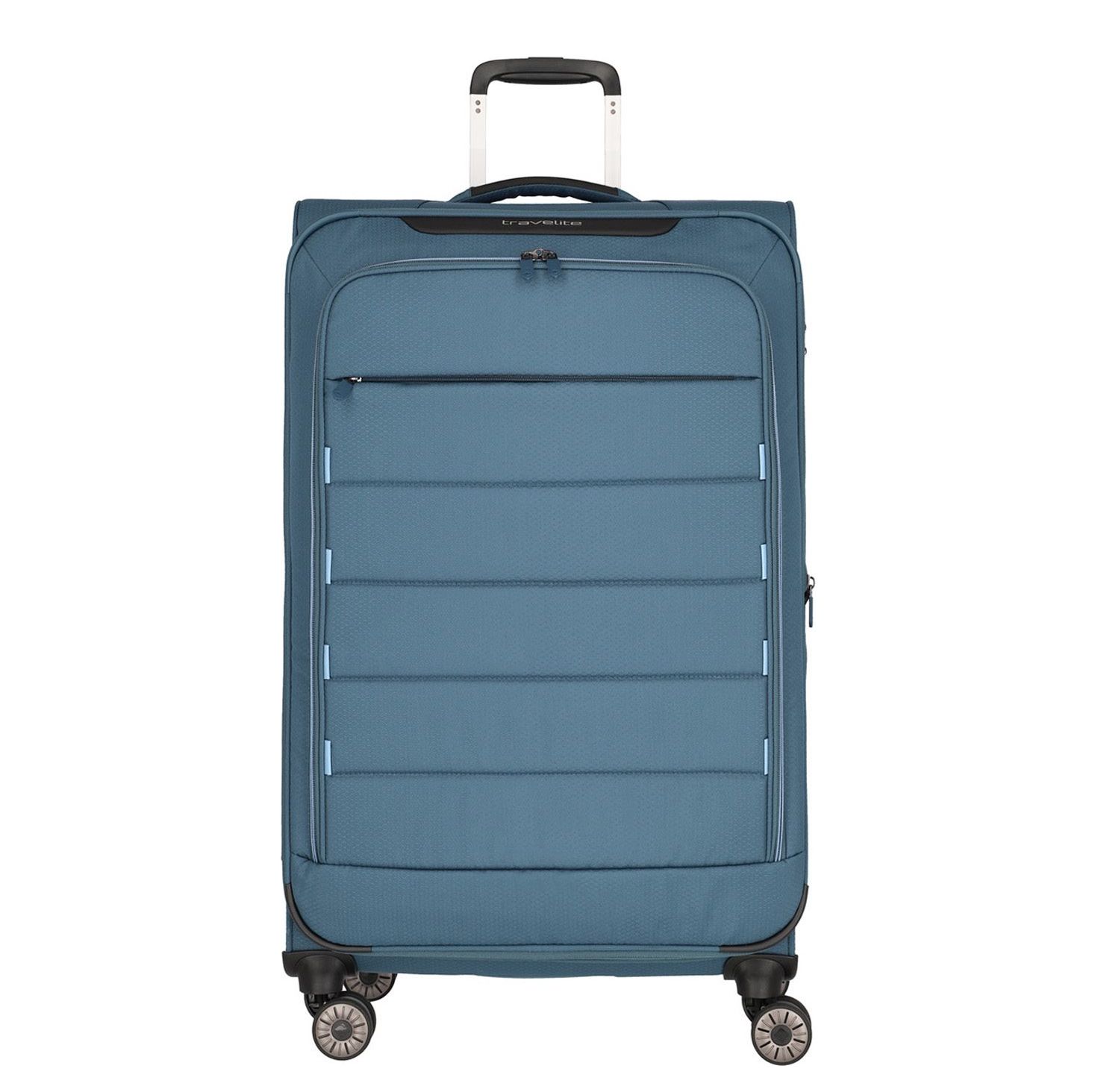 Travelite Skaii 4 Wiel Trolley L Expandable Blue/Lightblue