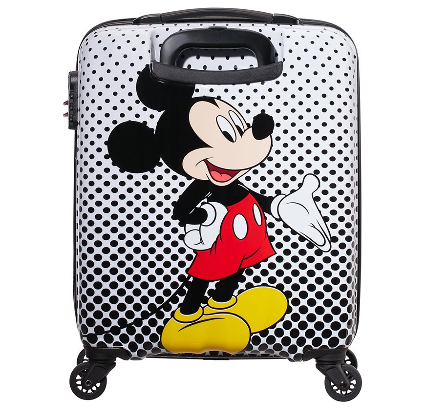 American Tourister Disney Legends Spinner 55 Alfatwist 2.0 mickey mouse polka dot