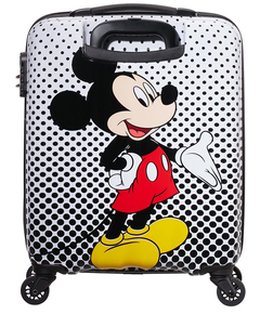 American Tourister Disney Legends Spinner 55 Alfatwist 2.0 mickey mouse polka dot